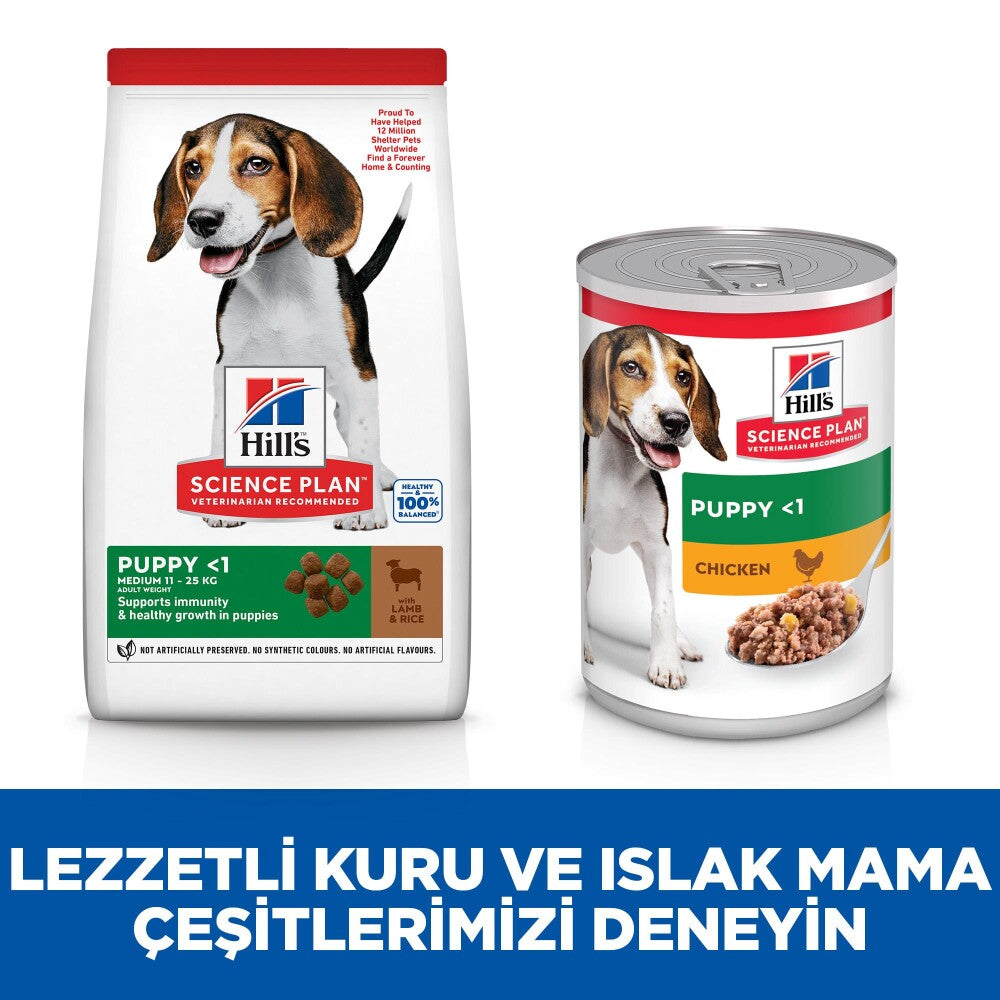 Hill's Science Plan Orta Irk Kuzulu Ve Pirinçli Yavru Köpek Maması 2.5 KG  | SRC: Barcode: 052742025018