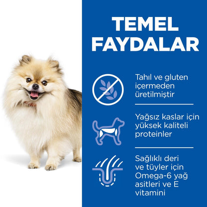Hill's Science Plan Tahılsız Ton Balıklı Mini Yetişkin Köpek Maması 1.5 KG  | SRC: Barcode: 052742037318