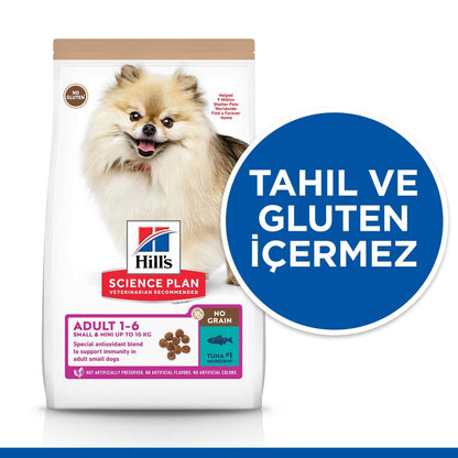 Hill's Science Plan Tahılsız Ton Balıklı Mini Yetişkin Köpek Maması 1.5 KG  | SRC: Barcode: 052742037318