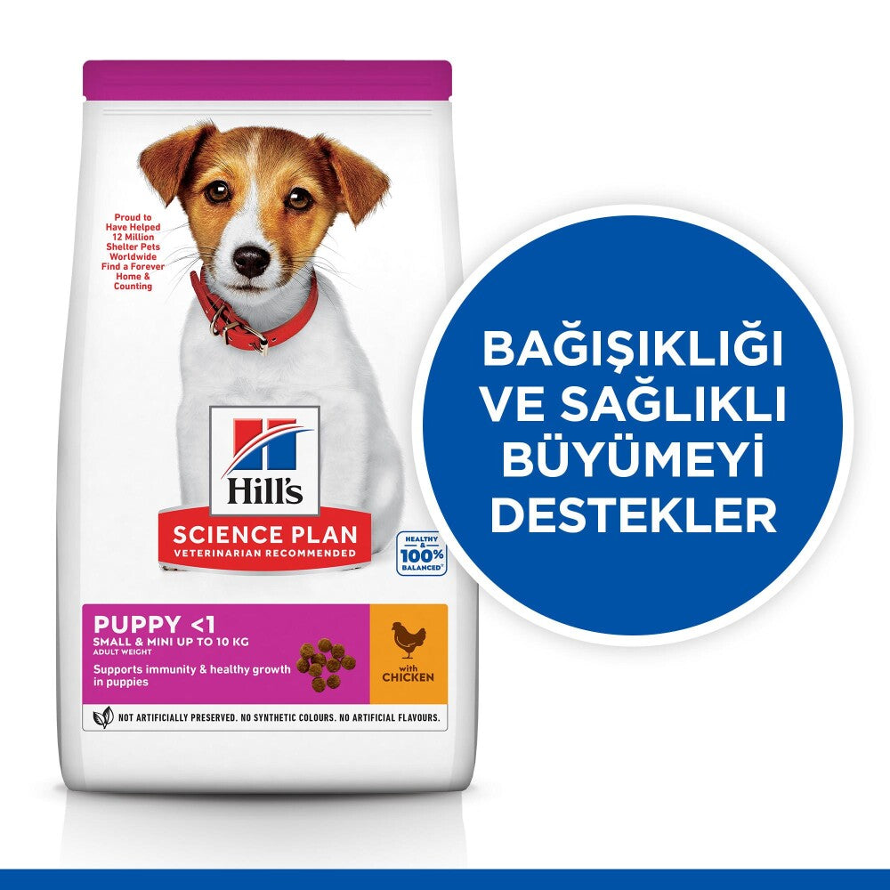 Hill's Science Plan Küçük Ve Mini Irk Tavuklu Yavru Köpek Maması 1.5 KG  | SRC: Barcode: 052742059440