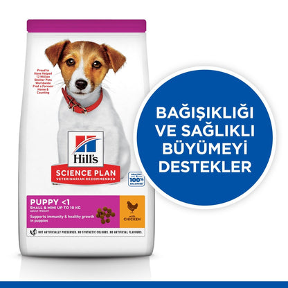 Hill's Science Plan Küçük Ve Mini Irk Tavuklu Yavru Köpek Maması 1.5 KG  | SRC: Barcode: 052742059440