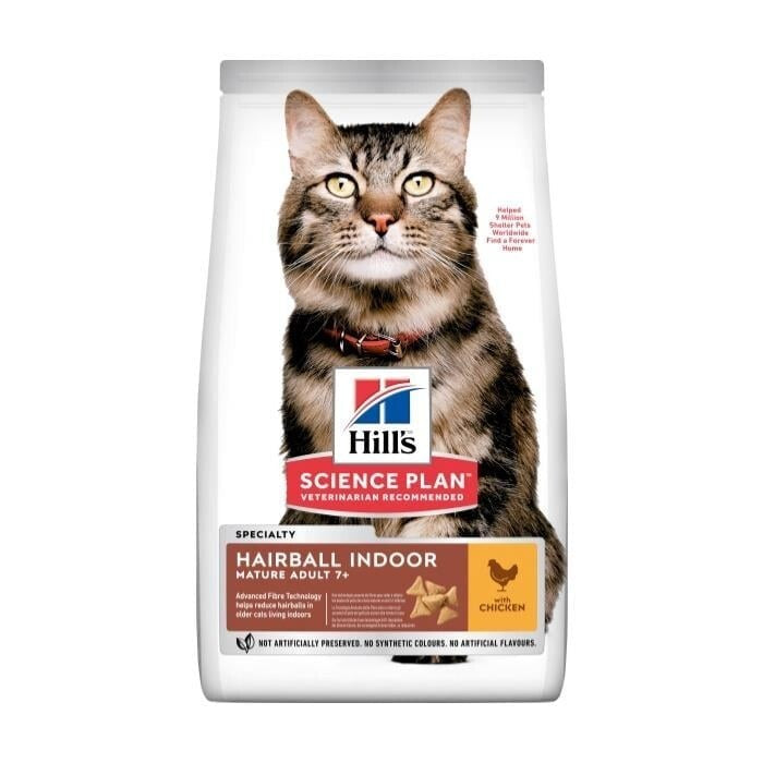 Hill's Science Plan Tüy Yumağı Önleyici 7 Olgun Yetişkin Tavuklu Kedi Maması 1.5 KG  | SRC: Barcode: 052742761008