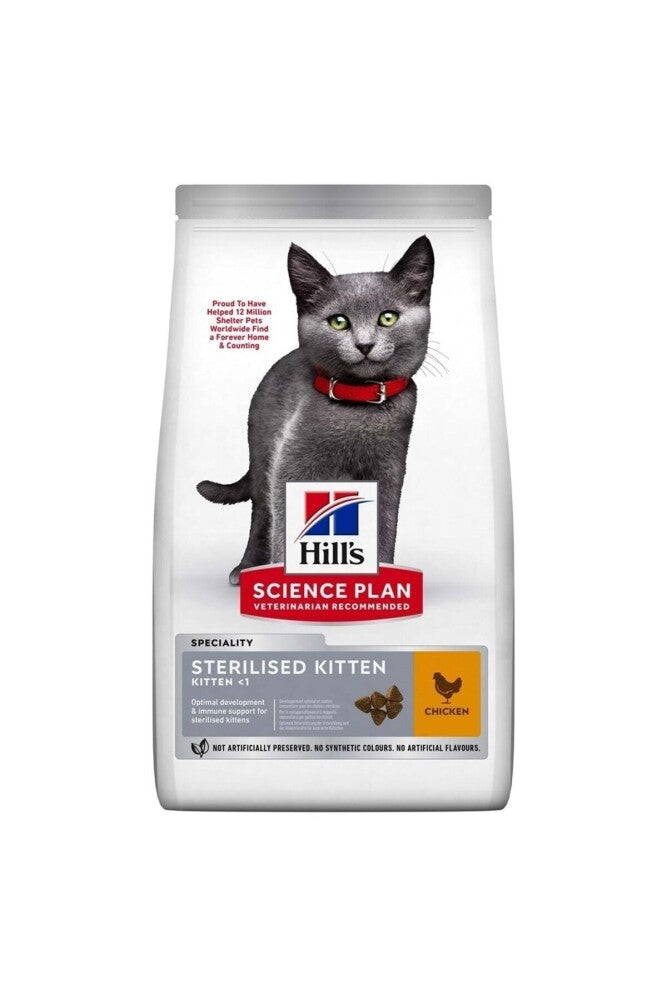 Hill's Science Plan Yavru Tavuklu Kısırlaştırılmış Kedi Maması 10 KG  | SRC: Barcode: 052742053646