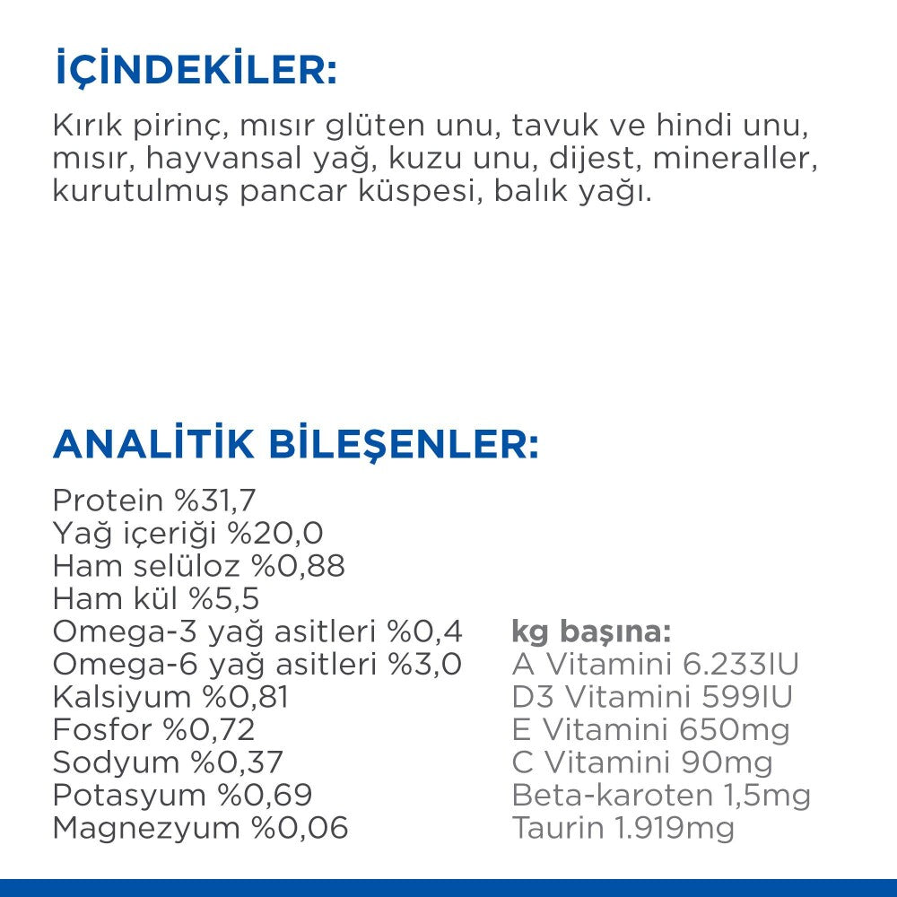 Hill's Science Plan Yetişkin Kuzulu Kedi Maması 1.5 KG  | SRC: Barcode: 052742022949