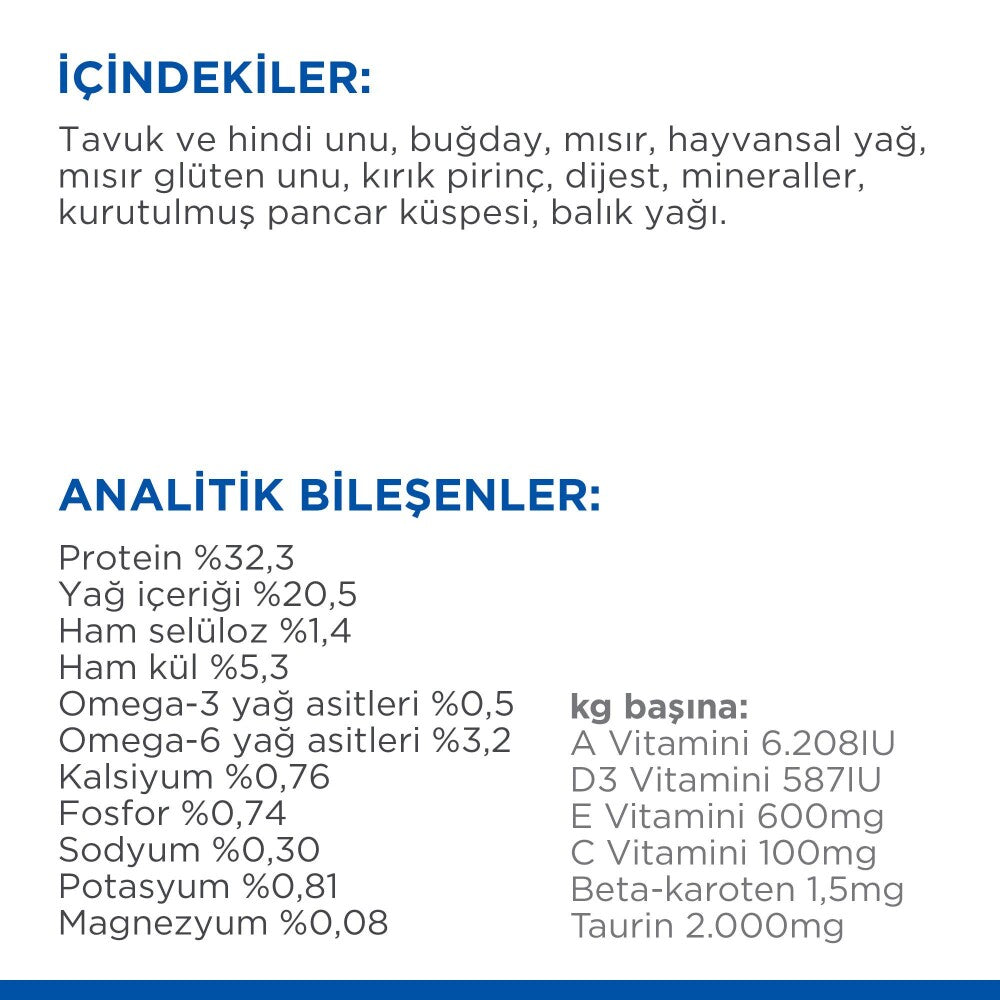 Hill's Science Plan Yetişkin Tavuklu Kedi Maması 1.5 KG  | SRC: Barcode: 052742059617