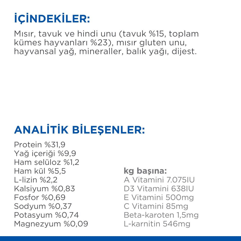 Hill's Science Plan Kısırlaştırılmış Yetişkin Tavuklu Kedi Maması 1.5 KG  | SRC: Barcode: 052742059532