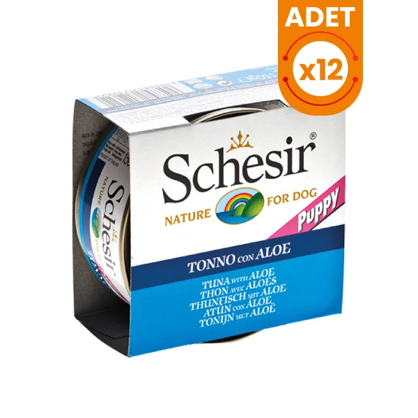 Schesir Aloevera ve Ton Balıklı Jöleli Konserve Köpek Maması