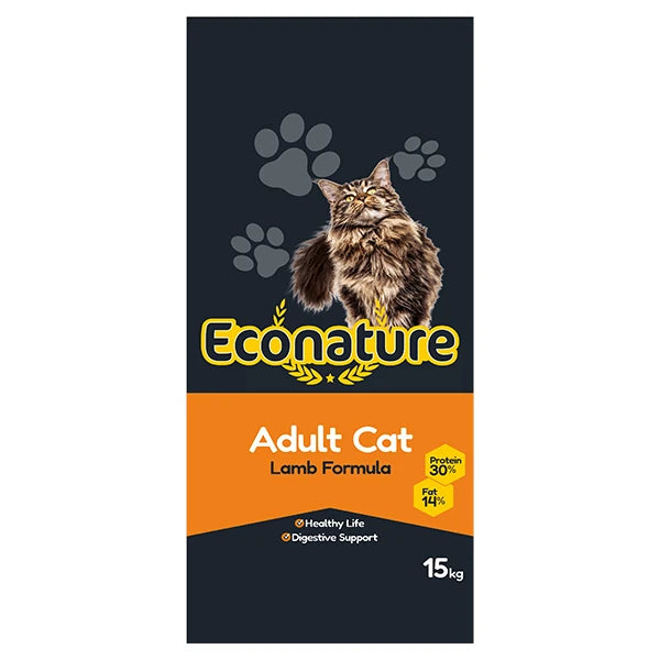 Econature Kuzu Etli Yetişkin Kedi Maması