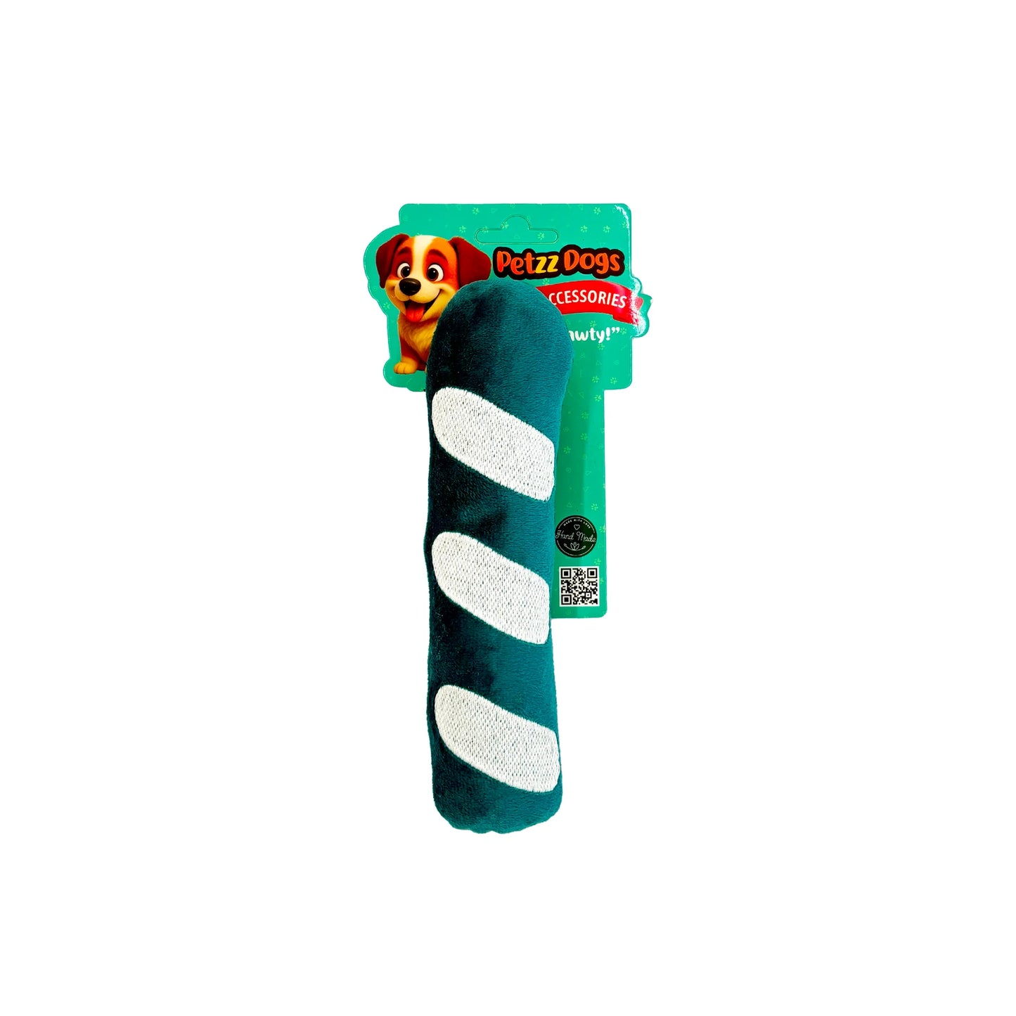 PetzzDogs Bread Sesli Dayanıklı Peluş Köpek Çiğneme Oyuncağı