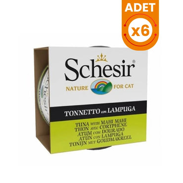 Schesir Ton Balıklı ve Lambukalı Jöleli Konserve Yetişkin Kedi Maması