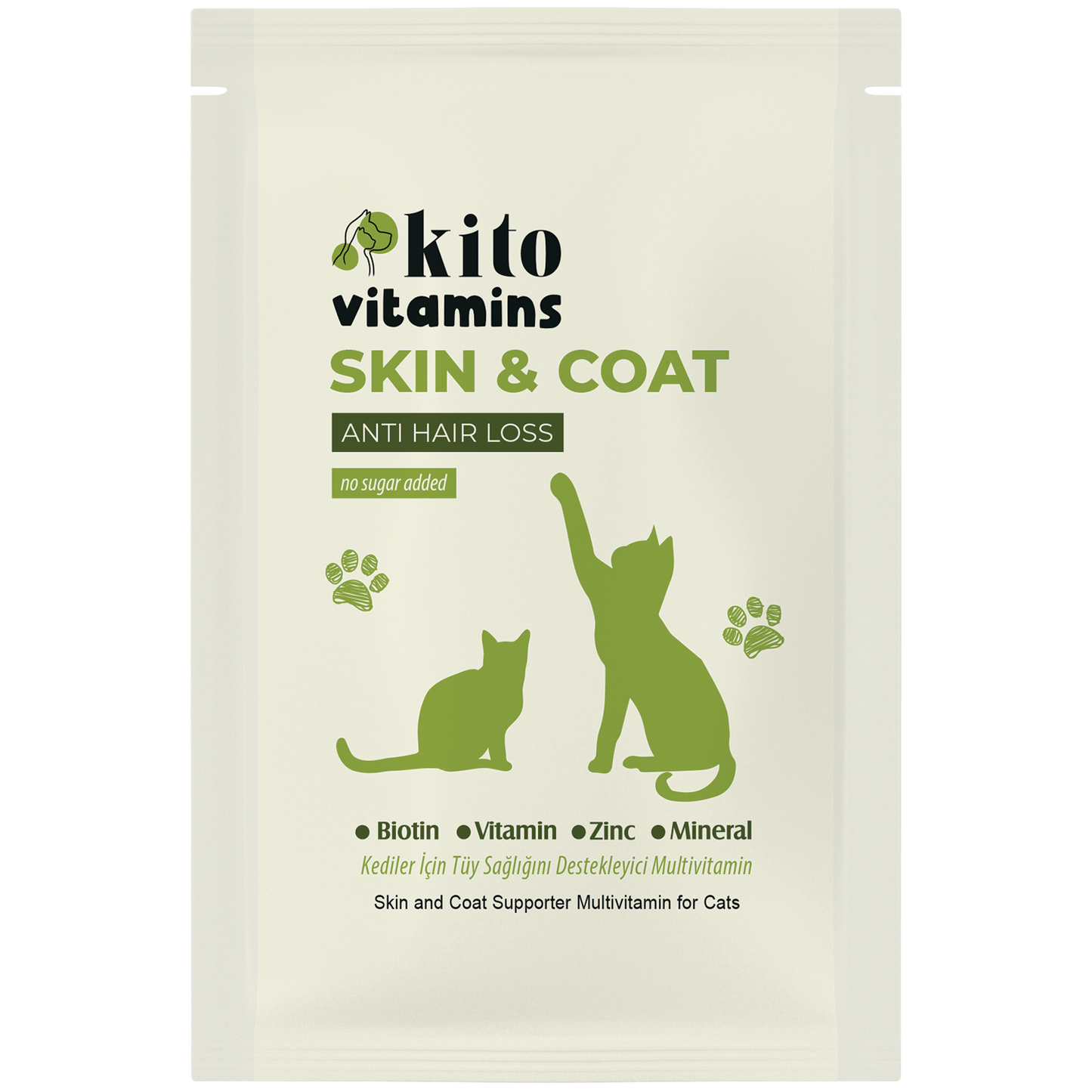 Kediler İçin Skin & Coat