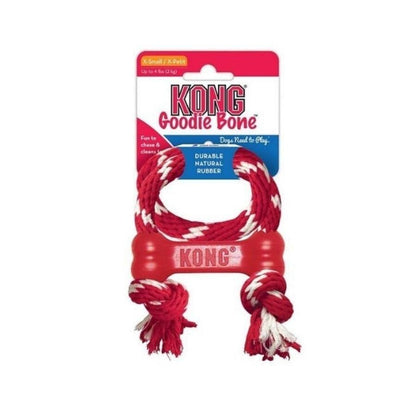 Kong Goodie Bone Kemik Şeklinde İp Sallantılı Çok Amaçlı Köpek Oyuncağı XS  | SRC: Barcode: 0035585131405