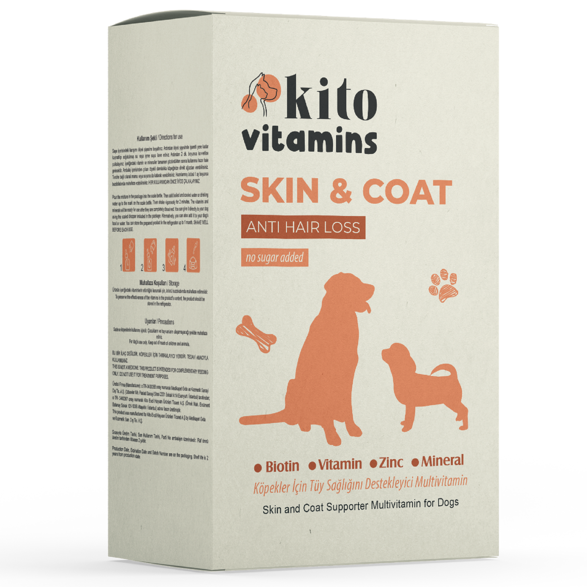 Kito Köpekler İçin Skin & Coat