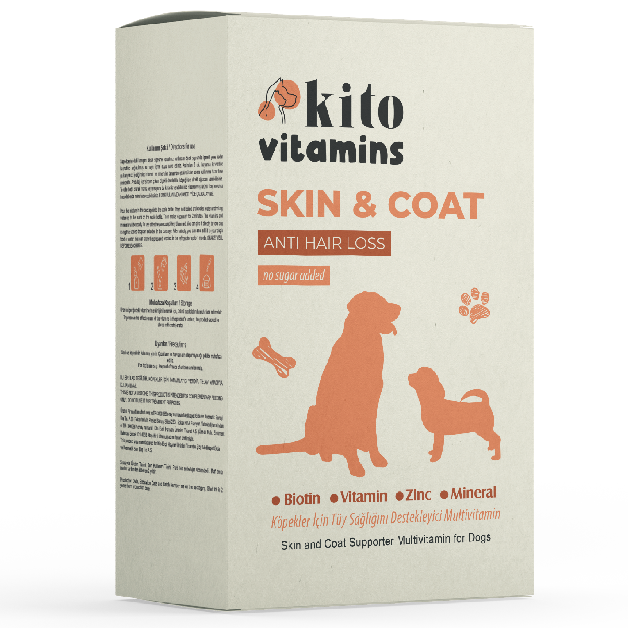 Kito Köpekler İçin Skin & Coat