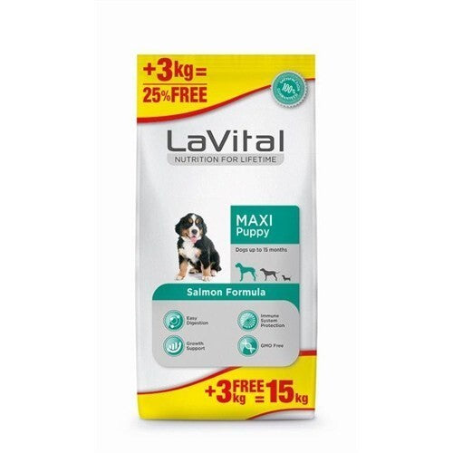 Lavital Somonlu Büyük Irk Yavru Köpek Maması 15 KG  | SRC: Barcode: 8014556127328