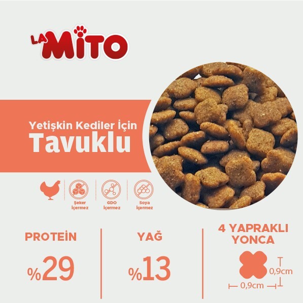 Lamito Tavuklu Yetişkin Kedi Maması 1 KG  | SRC: Barcode: 8694686405857