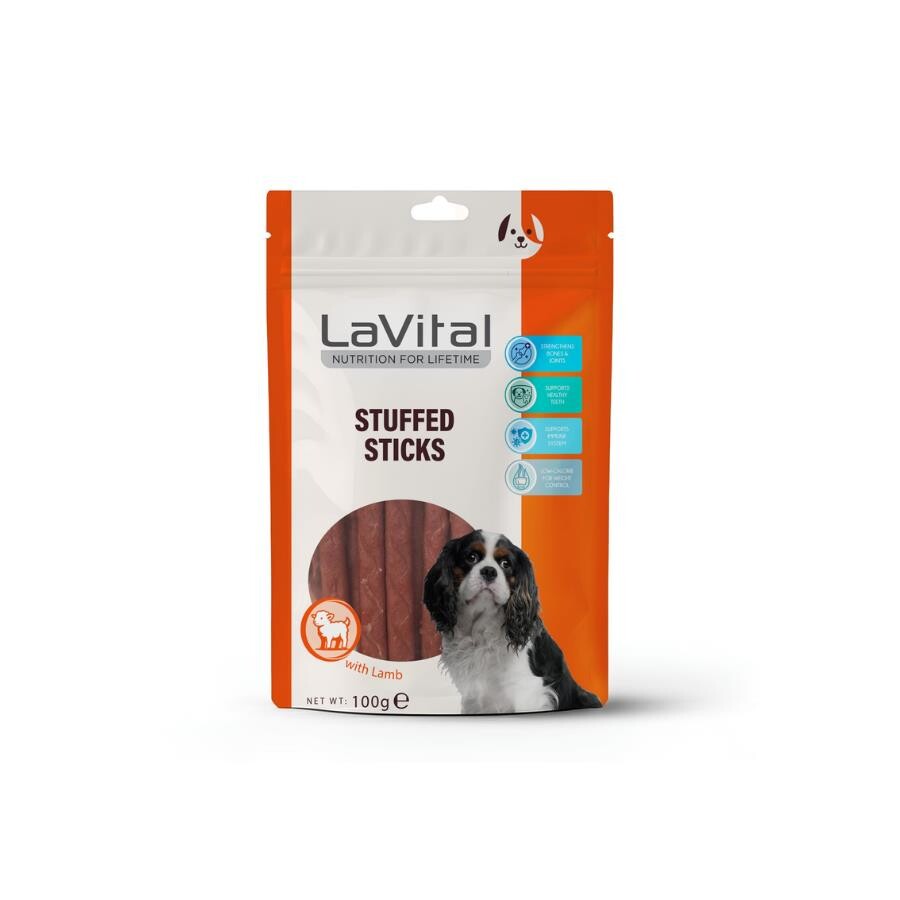 Lavital Kuzu Etli Ve Somonlu Yumuşak Çubuk Köpek Ödülü 100 GR  | SRC: Barcode: 8681612753335