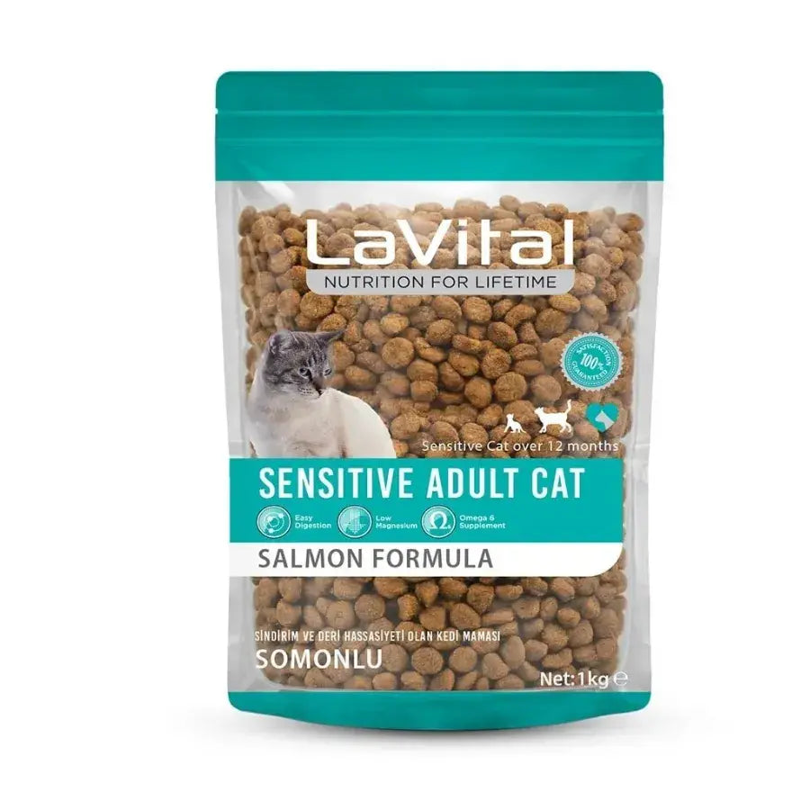 Lavital Sensitive Adult Somonlu Yetişkin Kedi Maması 1 KG  | SRC: Barcode: 8681612753441