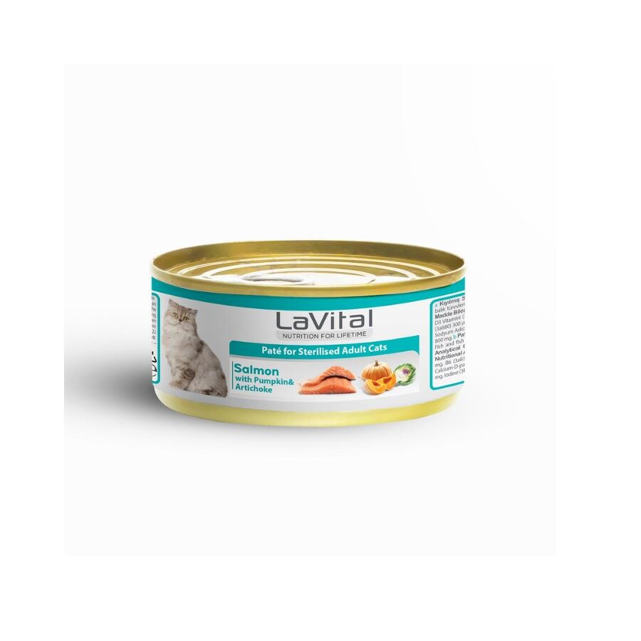 Lavital Somonlu.balkabağı Ve Enginarlı Yetişkin Kedi Konservesi 85 GR  | SRC: Barcode: 8681612753489