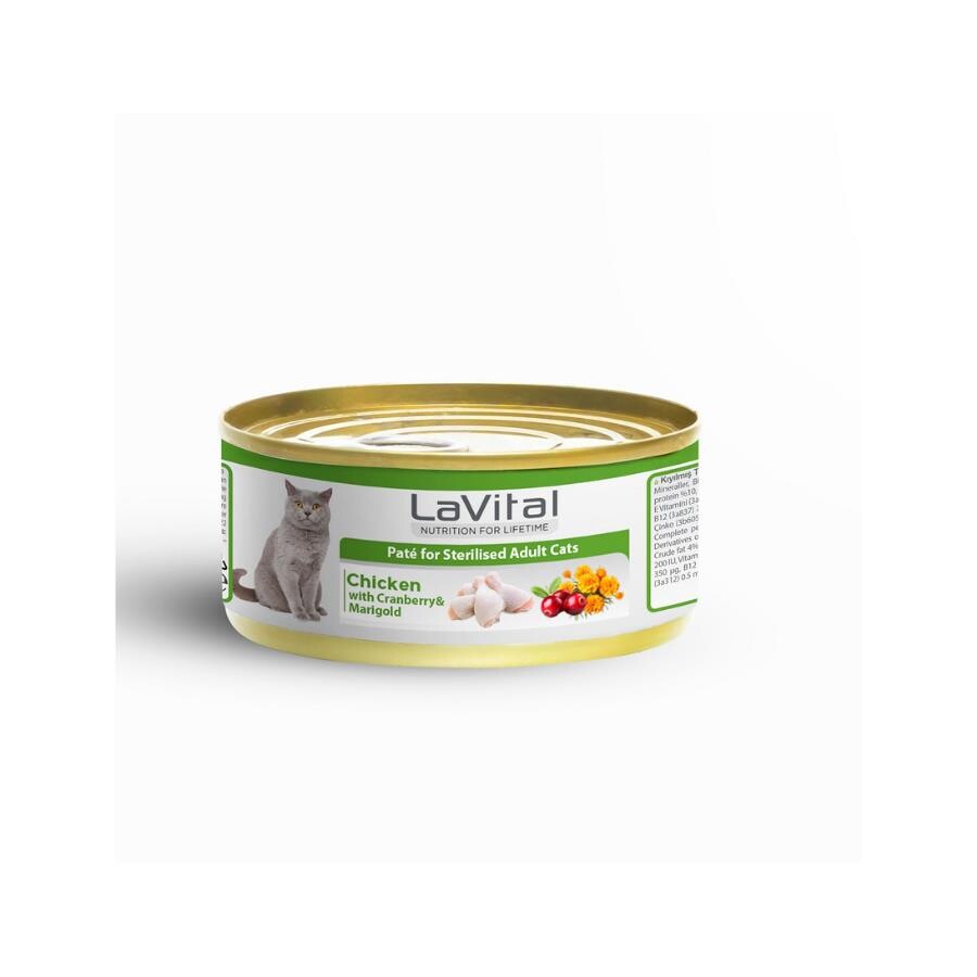 Lavital Tavuklu Kızılcıklı Yetişkin Kedi Konservesi 85 GR  | SRC: Barcode: 8681612753496