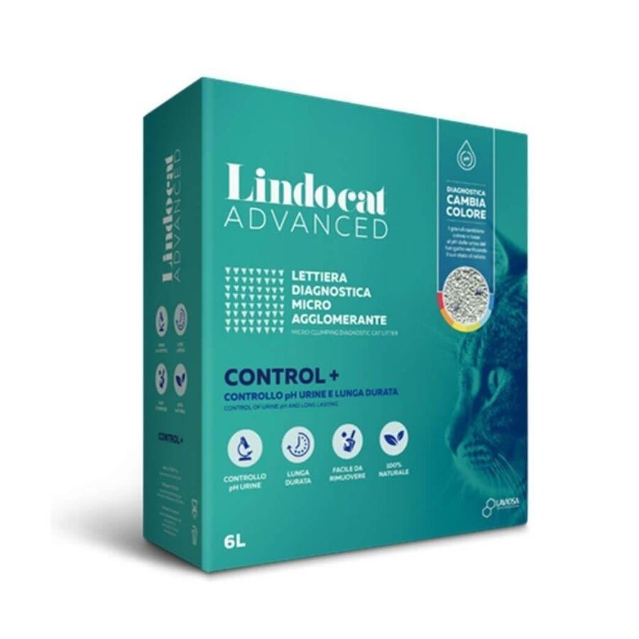 Lindocat Advanced Ph Kontrol Hastalık Teşhis Eden Topaklanan Kedi Kumu 6 LT  | SRC: Barcode: 8006455001137