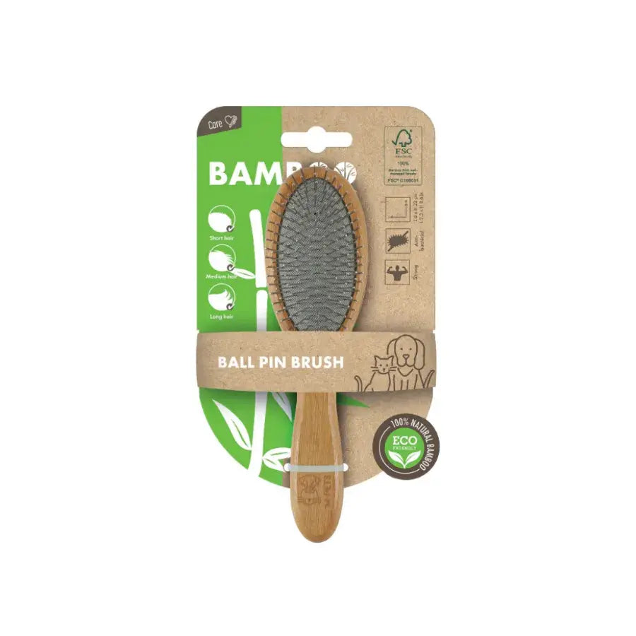 M-pets Bamboo Kedi Ve Köpekler İçin Bambu Tek Taraflı Fırça  | SRC: Barcode: 6953182738398