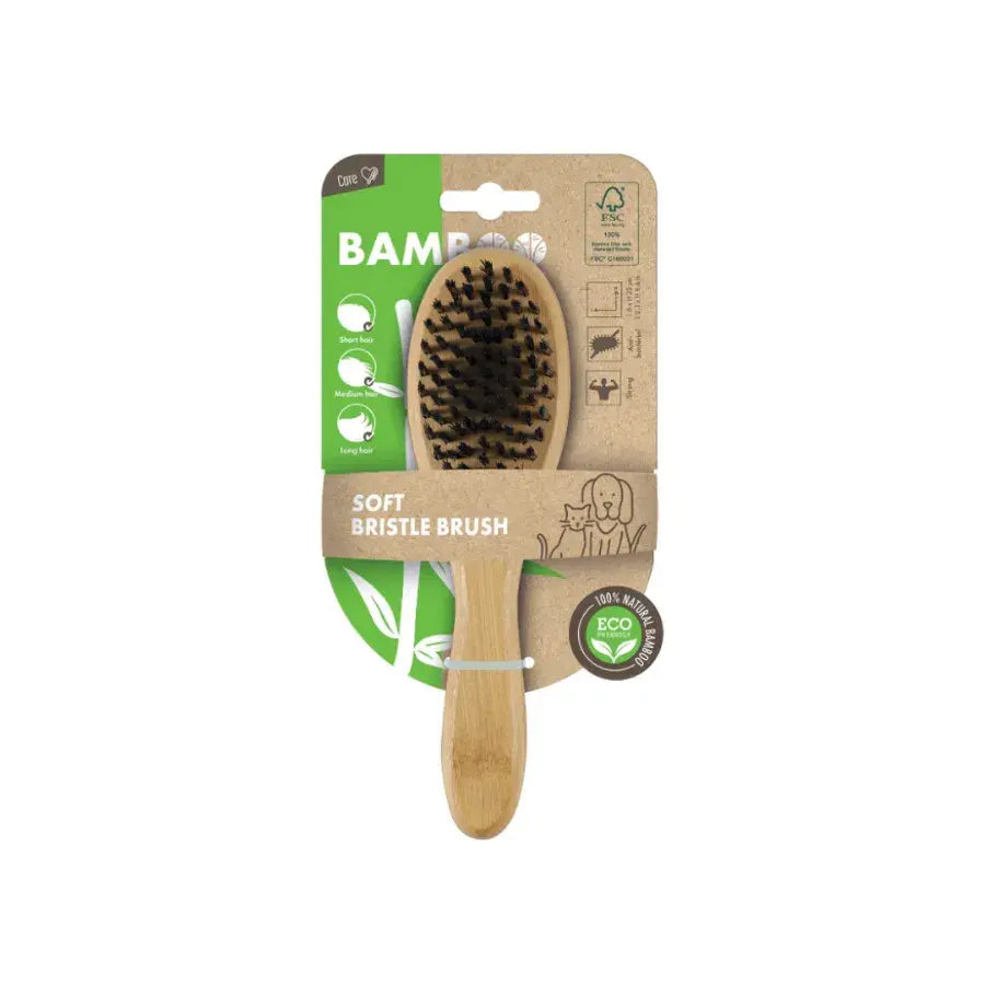 M-pets Bamboo Soft Kedi Ve Köpekler İçin Tarama Fırçası  | SRC: Barcode: 6953182738404