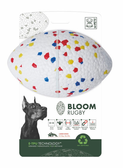 M-pets Bloom Parçalanmaz Rugby Köpek Oyun Topu  | SRC: Barcode: 6953182744498