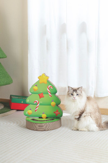 M-pets Christmas Noel Ağacı Kedi Tırmalama Kartonu  | SRC: Barcode: 6953182748977