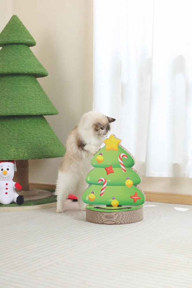 M-pets Christmas Noel Ağacı Kedi Tırmalama Kartonu  | SRC: Barcode: 6953182748977
