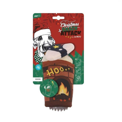 M-pets Christmas Ödül Hazneli Çorap Peluş Köpek Oyuncağı  | SRC: Barcode: 6953182749066