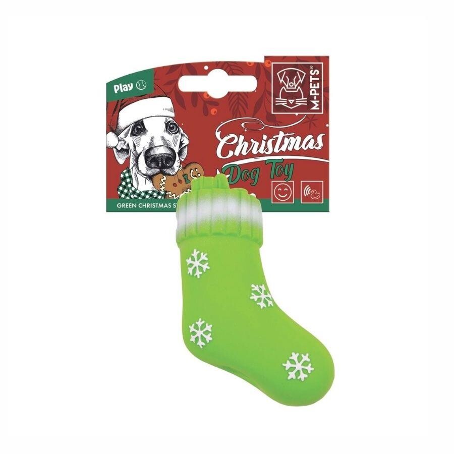 M-pets Christmas Çorap Latex Köpek Oyuncağı 13 CM YEŞIL  | SRC: Barcode: 6953182757160