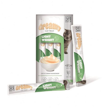 M-pets Creamy Light Weight Tavuklu Ve Morina Balıklı Kedi Ödülü 4X15 GR  | SRC: Barcode: 6953182759393
