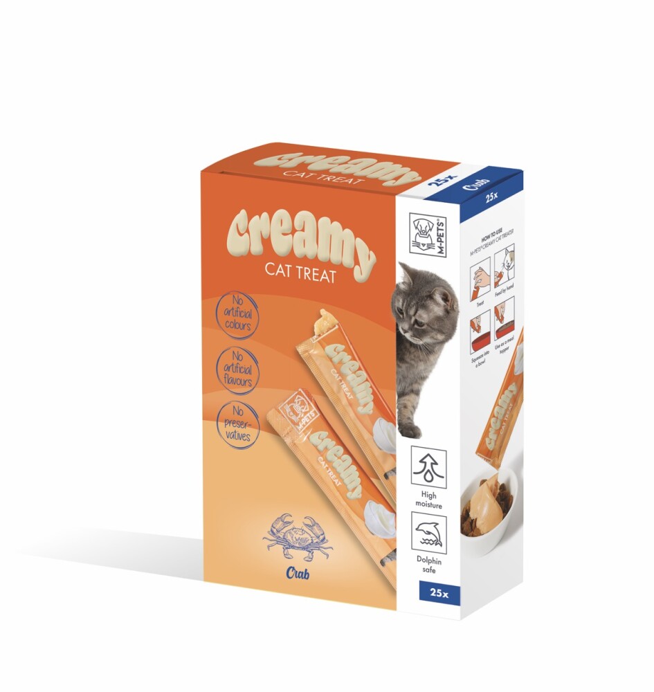 M-pets Creamy Yengeçli Krema Kedi Ödül Maması 25X15 GR  | SRC: Barcode: 6953182759348