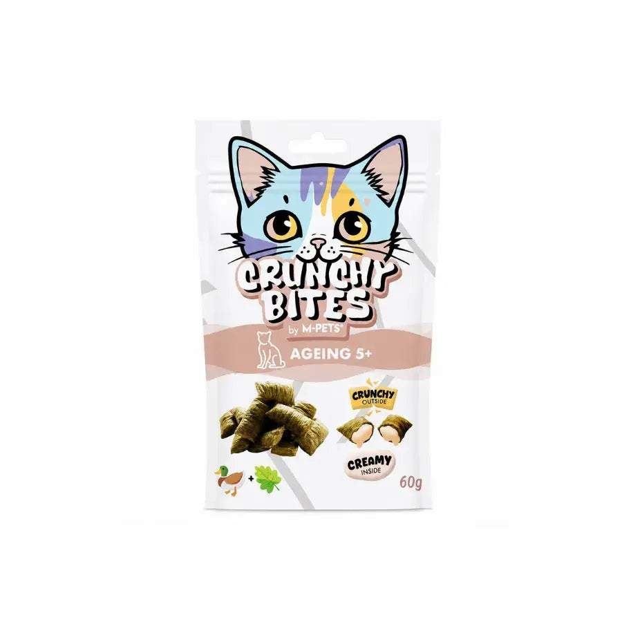 M-pets Crunchy Bites Ageıng 5 Yaş Ve Üzeri Kediler İçin Kedi Ödülü 60 GR  | SRC: Barcode: 6953182774273