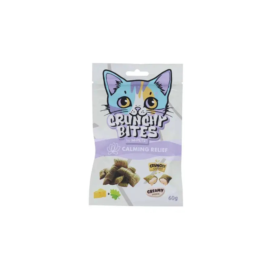 M-pets Crunchy Bites Calmıng Relıef Sakinleştirici Destek Sunan Kedi Ödülü 60 GR  | SRC: Barcode: 6953182774303
