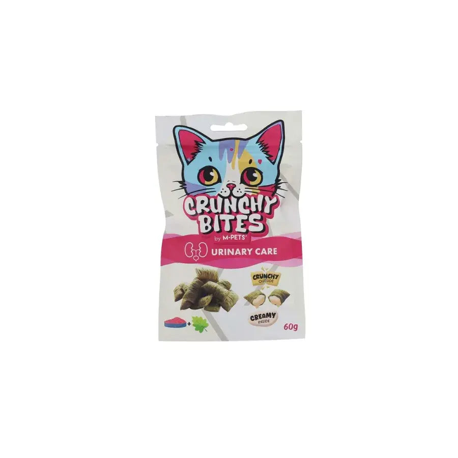 M-pets Crunchy Bites Urinary Care Üriner Sistem Destekleyici Ton Balıklı Ve Kedi Otlu Kedi Ödülü 60 GR  | SRC: Barcode: 6953182774297