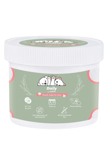 M-pets Daily Kedi Ve Köpek Göz Çevresi Temizleme Pedi 100'LÜ  | SRC: Barcode: 6953182761242