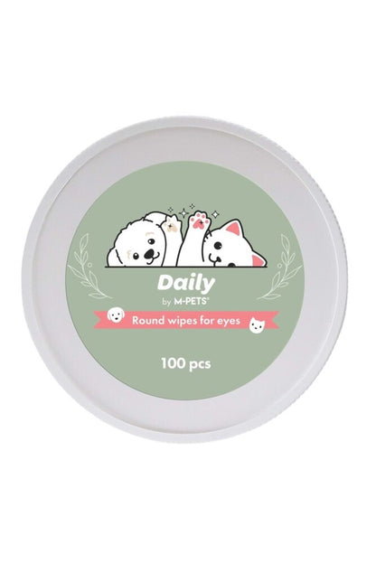 M-pets Daily Kedi Ve Köpek Göz Çevresi Temizleme Pedi 100'LÜ  | SRC: Barcode: 6953182761242