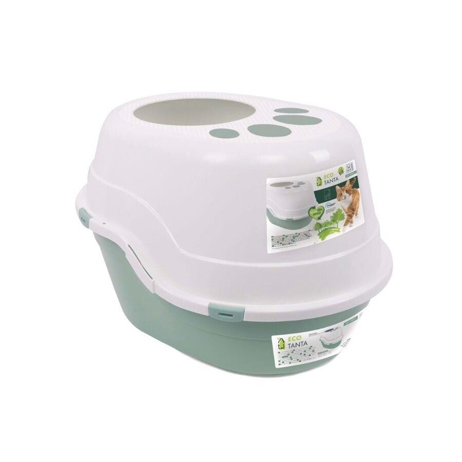M-pets Eco Tanta Üstten Girişli Kedi Tuvaleti 63X49X42 CM YEŞIL  | SRC: Barcode: 6953182752882