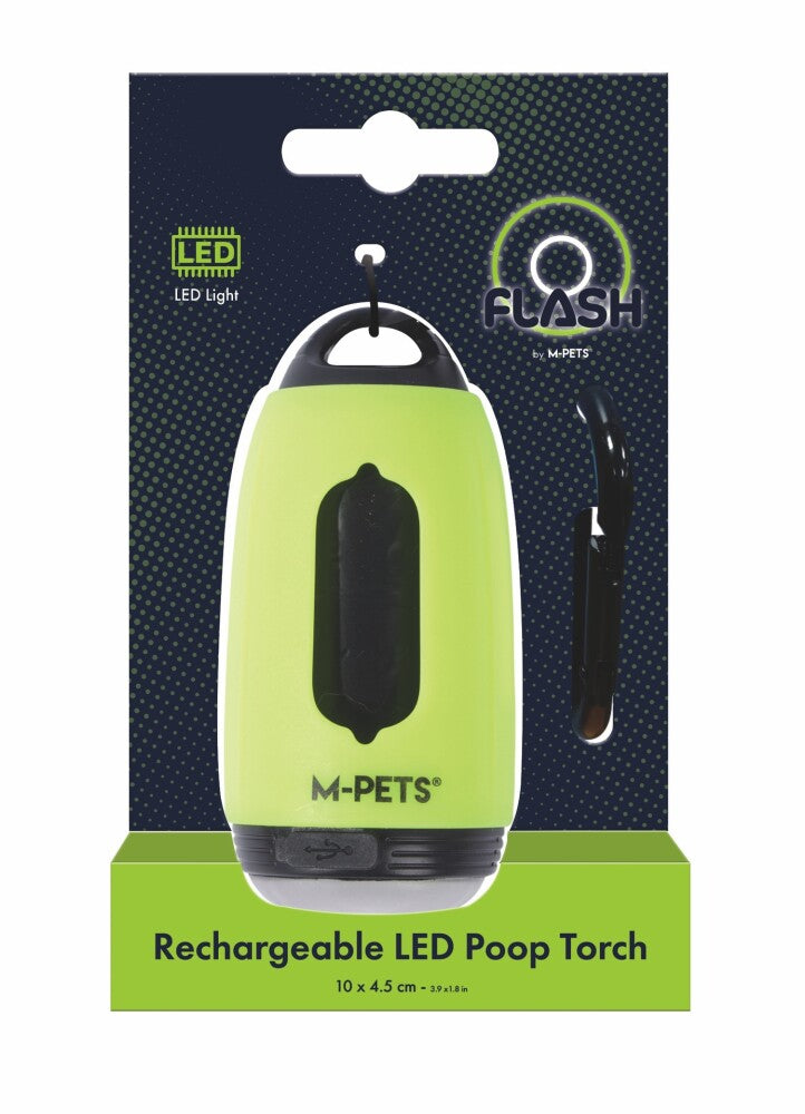 M-pets Flash Ledli Dışkı Poşeti Kutusu YEŞIL  | SRC: Barcode: 6953182763123