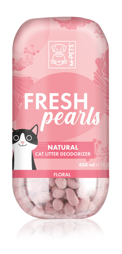 M-pets Fresh Pearls Çiçek Kokulu Kedi Kumu Deodorantı 450 ML  | SRC: Barcode: 6953182736639