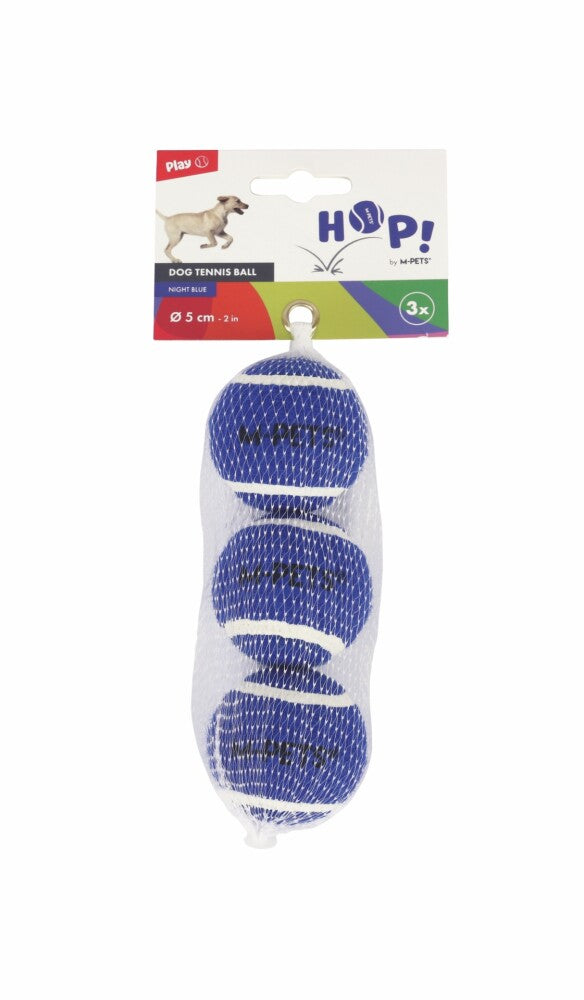 M-pets Hop Tenis Topu Köpek Oyuncağı Set 5 CM MAVI 3LÜ  | SRC: Barcode: 6953182761266