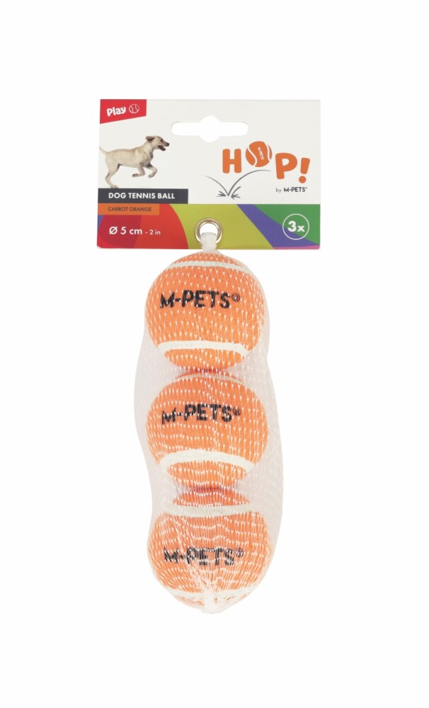 M-pets Hop Tenis Topu Köpek Oyuncağı Set 5 CM TURUNCU 3LÜ  | SRC: Barcode: 6953182761259