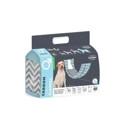 M-pets Karbonlu Diapers Erkek Köpek Külotu XL 18 ADET  | SRC: Barcode: 6953182761198
