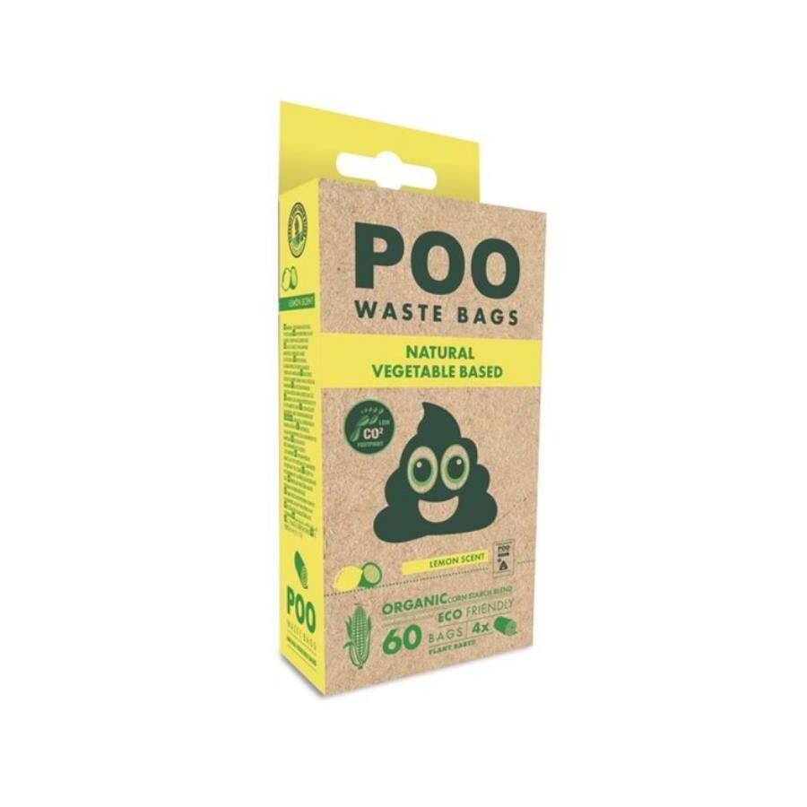 M-pets Poo Dışkı Poşeti 15 Yaprak Limon Kokulu Paket 4LÜ  | SRC: Barcode: 6953182748496