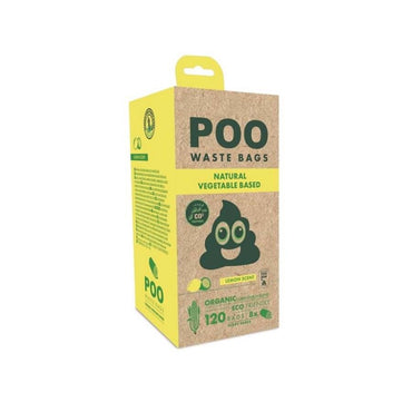 M-pets Poo Dışkı Poşeti 15 Yaprak Limon Kokulu Paket 8LI  | SRC: Barcode: 6953182748502