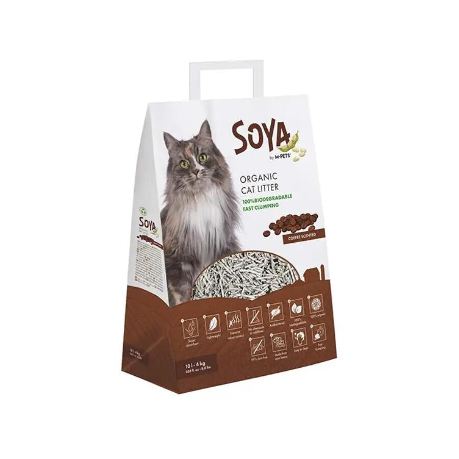 M-pets Soya Organik Coffee Kedi Kumu 10 L L  | SRC: Barcode: 6953182761082