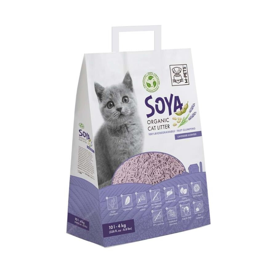 M-pets Soya Organik Lavantalı Kedi Kumu 10 L L  | SRC: Barcode: 6953182743538