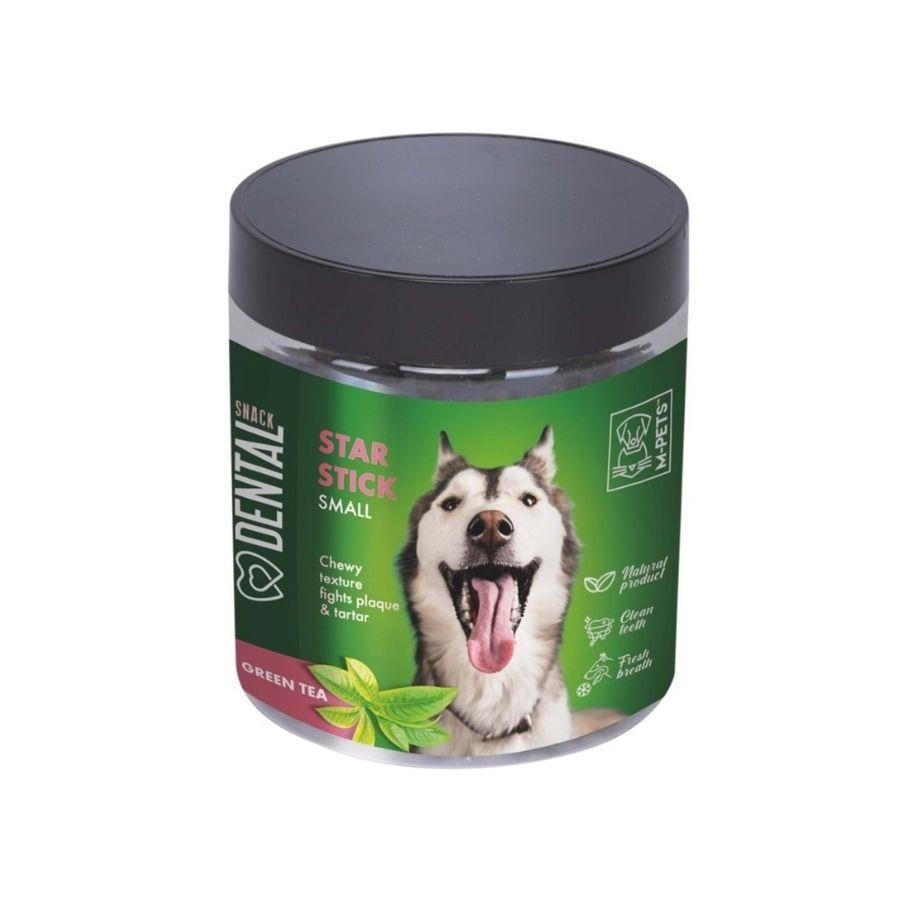 M-pets Star Stick Çaylı Diş Sağlığı Destekleyici Küçük Ve Orta Irk Köpek Ödülü 170 GR YEŞIL  | SRC: Barcode: 6953182736189
